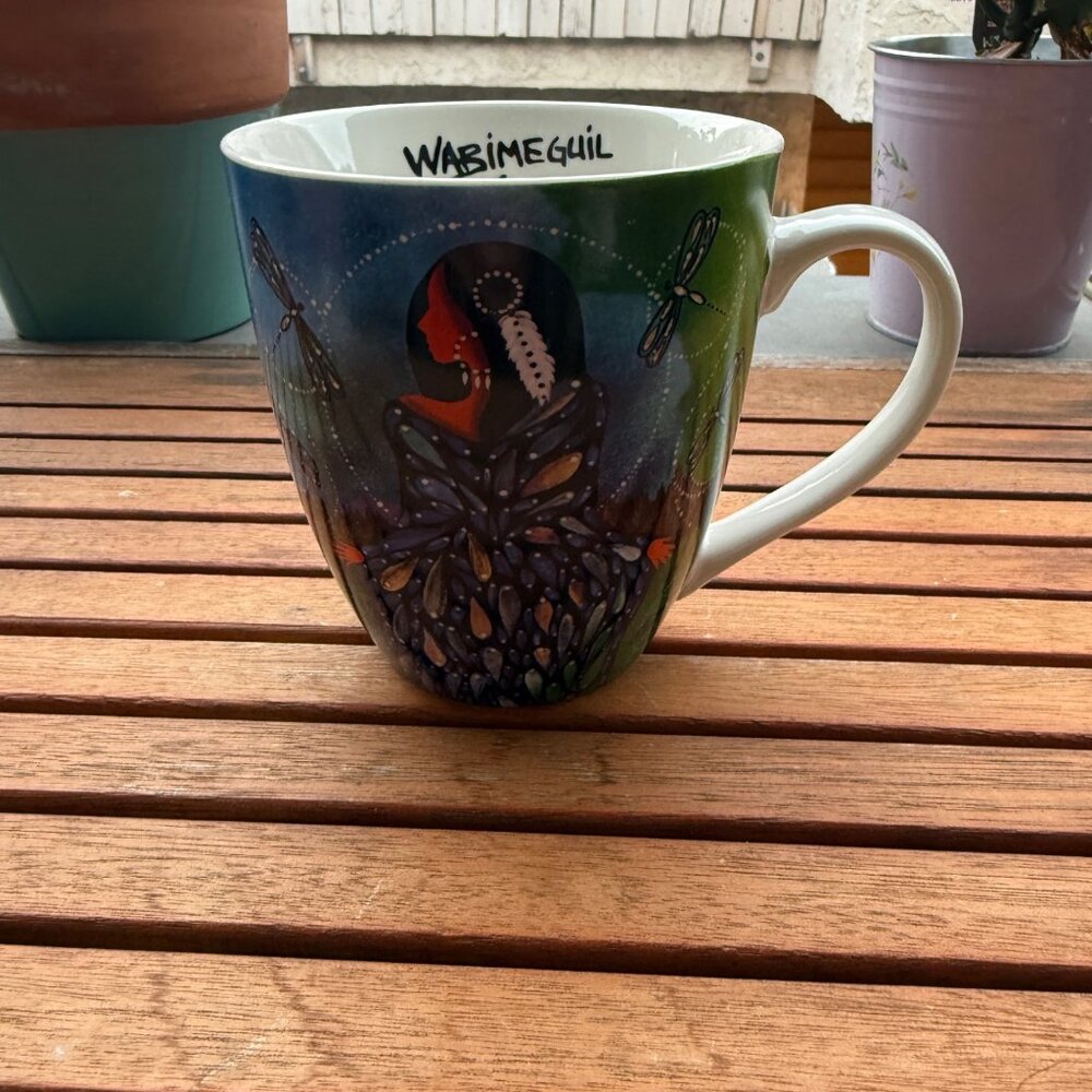 Indigenous Collection Betty Albert Transformation II Mug 16 Oz Cree Art Wabimegu - Picture 4 of 7